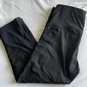 Leggings with mesh detail